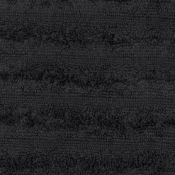 Hot Bouclair Black Ribbed Bath Towel