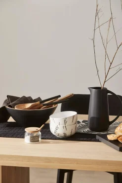 New Bouclair Black Table Runner