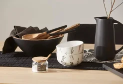 New Bouclair Black Table Runner