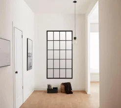 Bouclair Black Windowpane Mirror