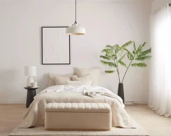 New Bouclair Black Wood Floor Vase