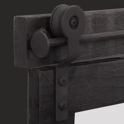 Sale Bouclair Black Wood Rail Mirror