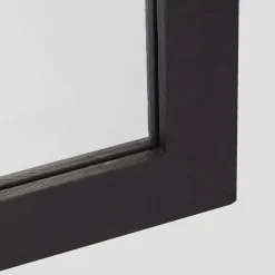 Sale Bouclair Black Wood Rail Mirror