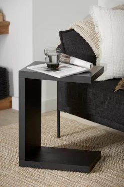 Best Bouclair Black Wood Side Table