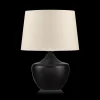 Clearance Bouclair Black Wood Table Lamp