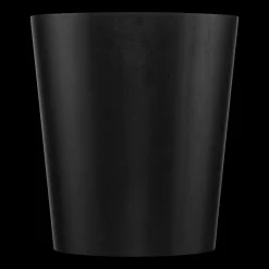 Best Bouclair Black Wood Waste Bin