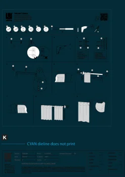 Bouclair Blackout Curtain Rod Set - Diameter 19 mm