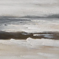 Clearance Bouclair Blue Abstract Oil Painting