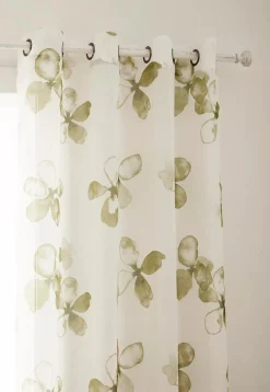 Discount Bouclair Blue Nima Sheer Curtain