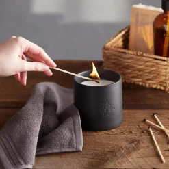 Best Bouclair Green Tea Candle with Wooden Lid