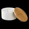 Discount Bouclair Green Tea Candle with Wooden Lid