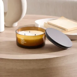 Best Bouclair Green Tea Candle with Wooden Lid