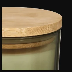 Best Bouclair Green Tea Candle with Wooden Lid