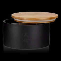 Hot Bouclair Green Tea Candle with Wooden Lid