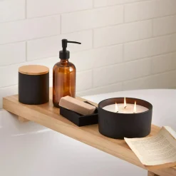 Hot Bouclair Green Tea Candle with Wooden Lid