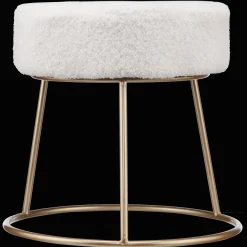 New Bouclair Boucle Floral Stool