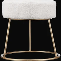 New Bouclair Boucle Floral Stool