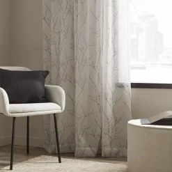 Discount Bouclair Branch Sheer Curtain