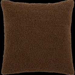 Bouclair Brown Doodle Boucle Decorative Throw Pillow