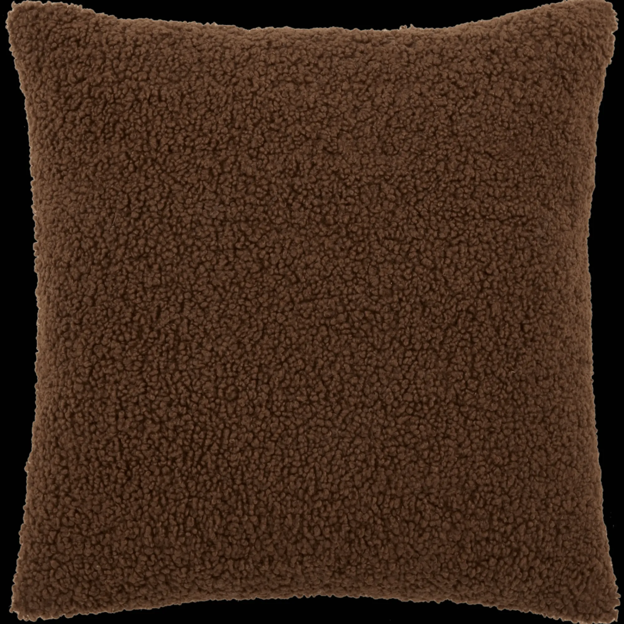 Bouclair Brown Doodle Boucle Decorative Throw Pillow