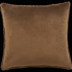 Bouclair Brown Doodle Boucle Decorative Throw Pillow