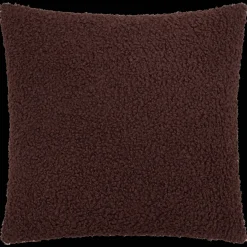 Bouclair Brown Doodle Boucle Decorative Throw Pillow
