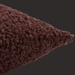 Bouclair Brown Doodle Boucle Decorative Throw Pillow