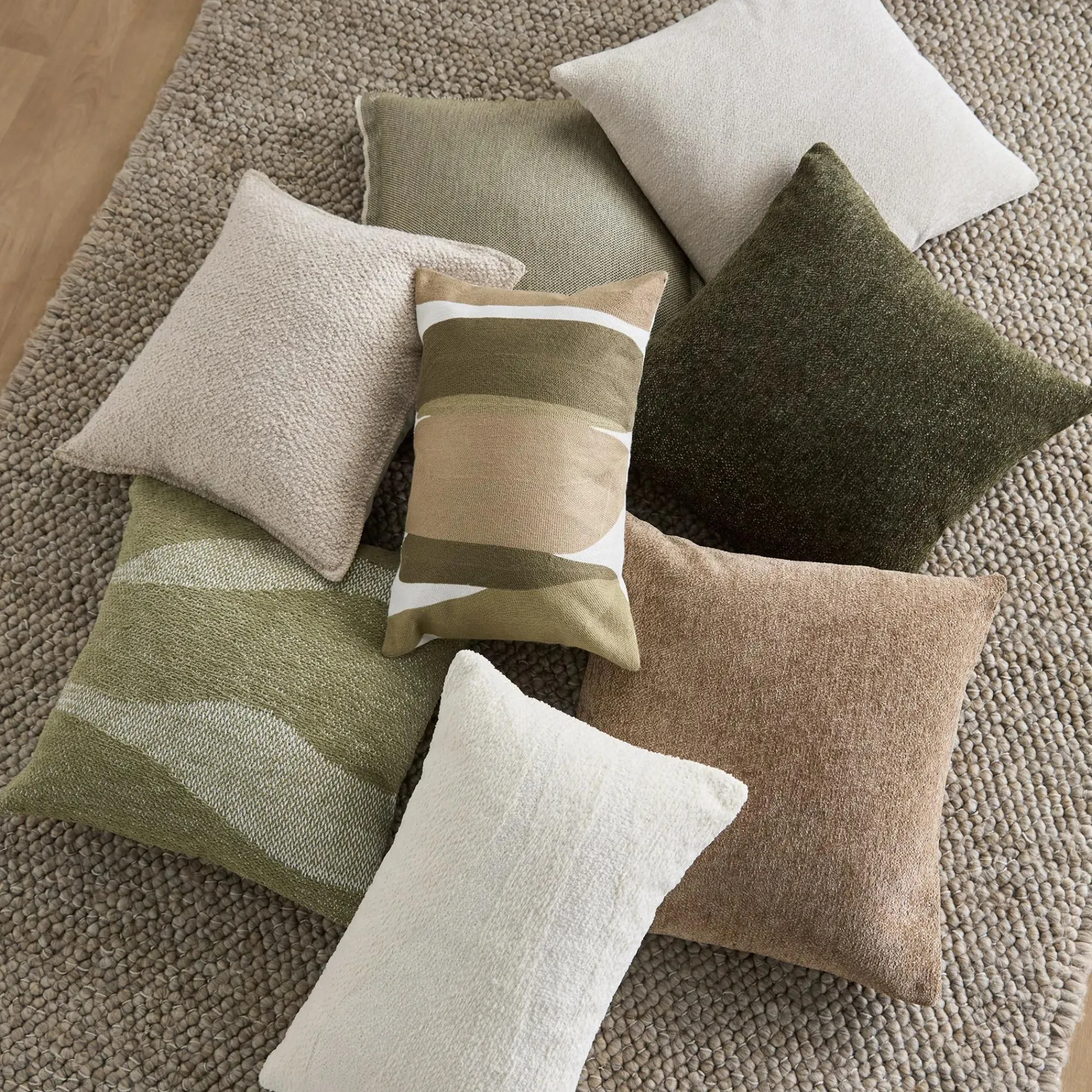 Best Bouclair Brown Dorothy Decorative Pillow