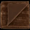 Discount Bouclair Brown Ellyn Faux Fur Throw