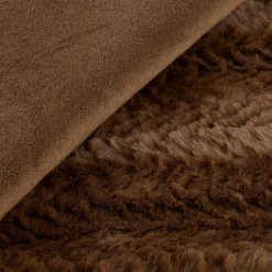 Discount Bouclair Brown Ellyn Faux Fur Throw