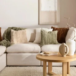 Sale Bouclair Brown Set of 2 Ellyn Decorative Pillow