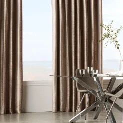 Online Bouclair Brown Straker Blackout Curtain