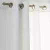 Bouclair Brushed Nickel Curtain Rod Set - Diameter 25/28 mm