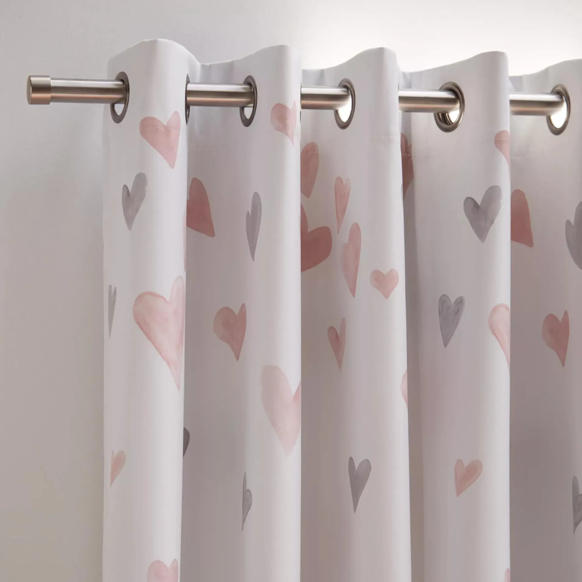 Discount Bouclair Brushed Nickel Curtain Rod Set - Diameter 16/19 mm