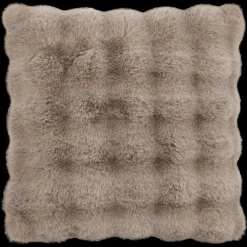 Best Bouclair Bubble Faux Fur Decorative Pillow