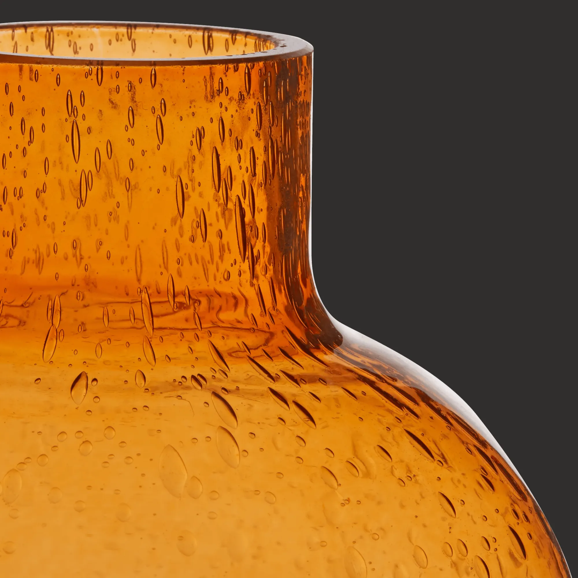 New Bouclair Bubble Glass Table Vase