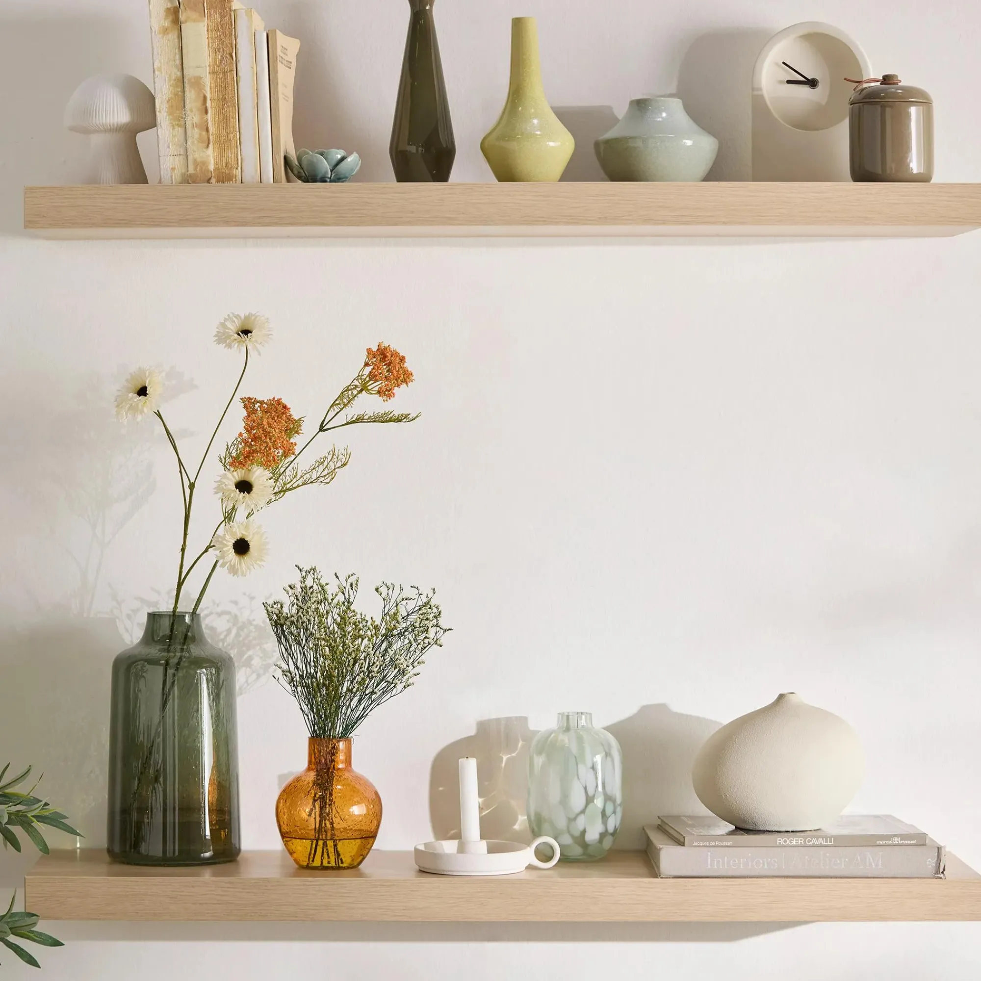 New Bouclair Bubble Glass Table Vase