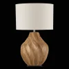 Discount Bouclair Carved Wood Table Lamp