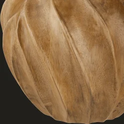 Discount Bouclair Carved Wood Table Lamp