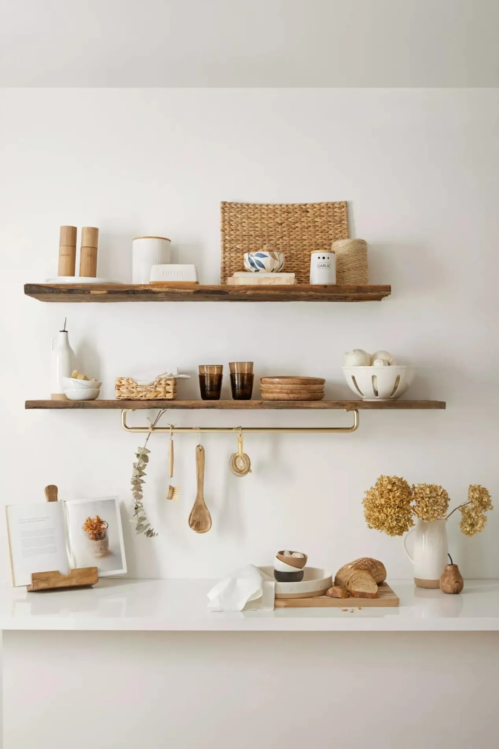 Clearance Bouclair Ceramic & Wood Butter Dish