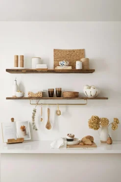 Clearance Bouclair Ceramic & Wood Butter Dish