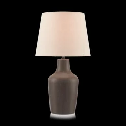 Clearance Bouclair Ceramic and Linen Table Lamp