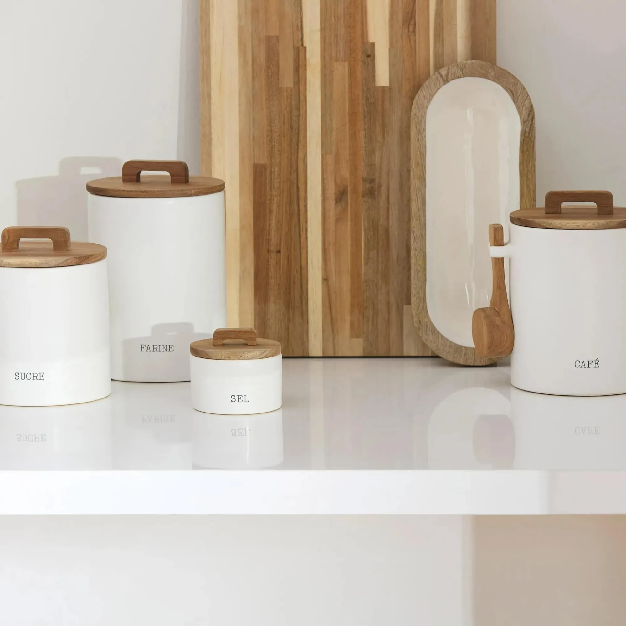 Bouclair Ceramic Coffee Jar