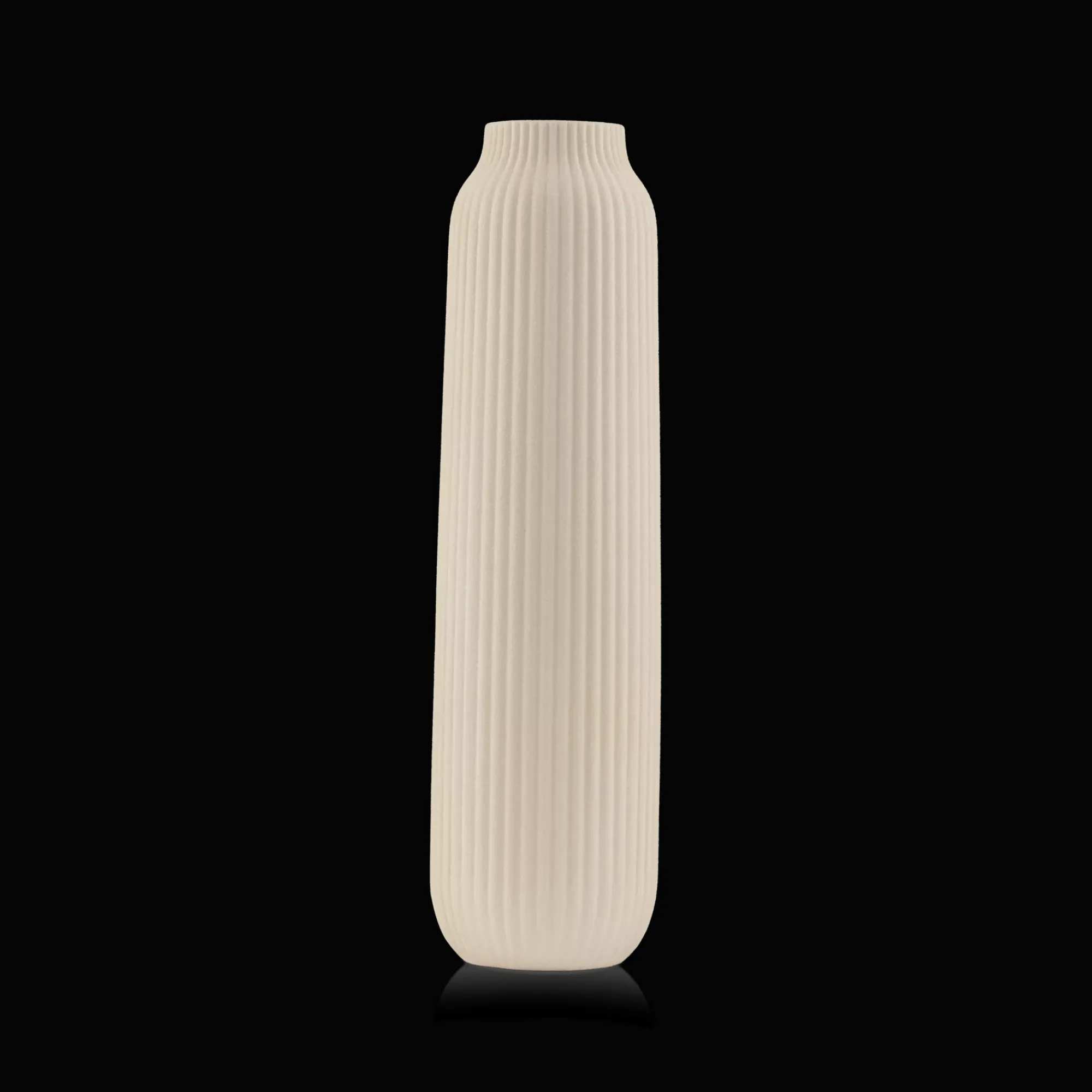 Outlet Bouclair Ceramic Engraved Floor Vase