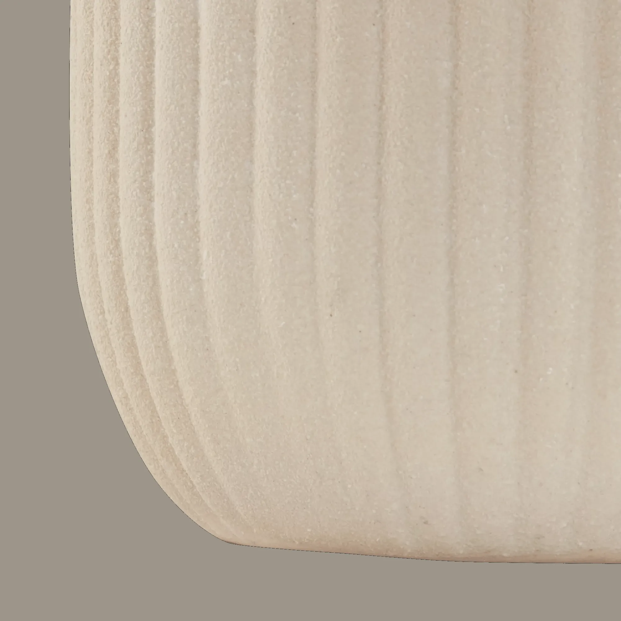 Outlet Bouclair Ceramic Engraved Floor Vase