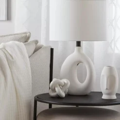 Online Bouclair Ceramic Loop Table Lamp