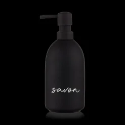 Outlet Bouclair Ceramic Soap Dispenser with Typography