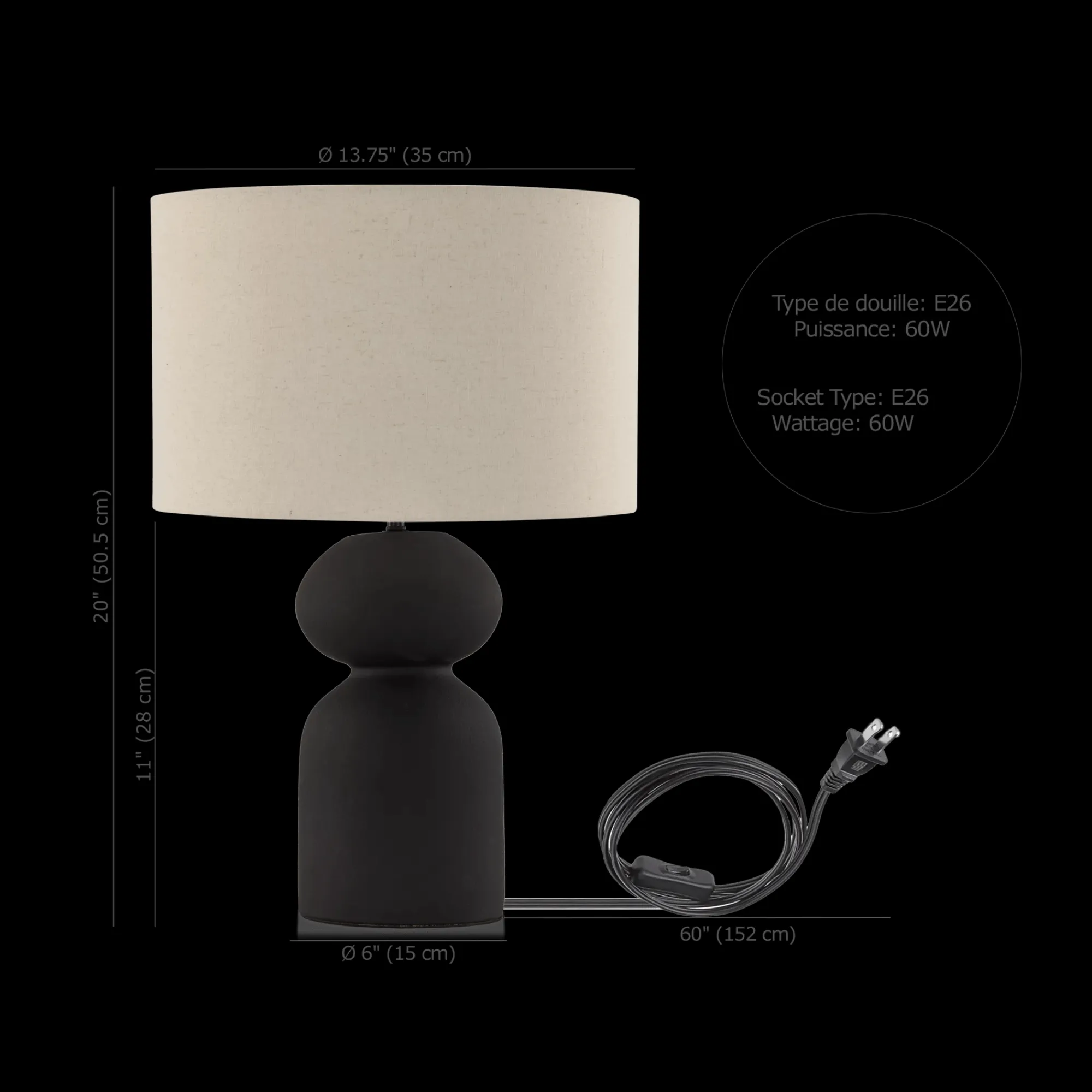 Best Bouclair Ceramic Table Lamp