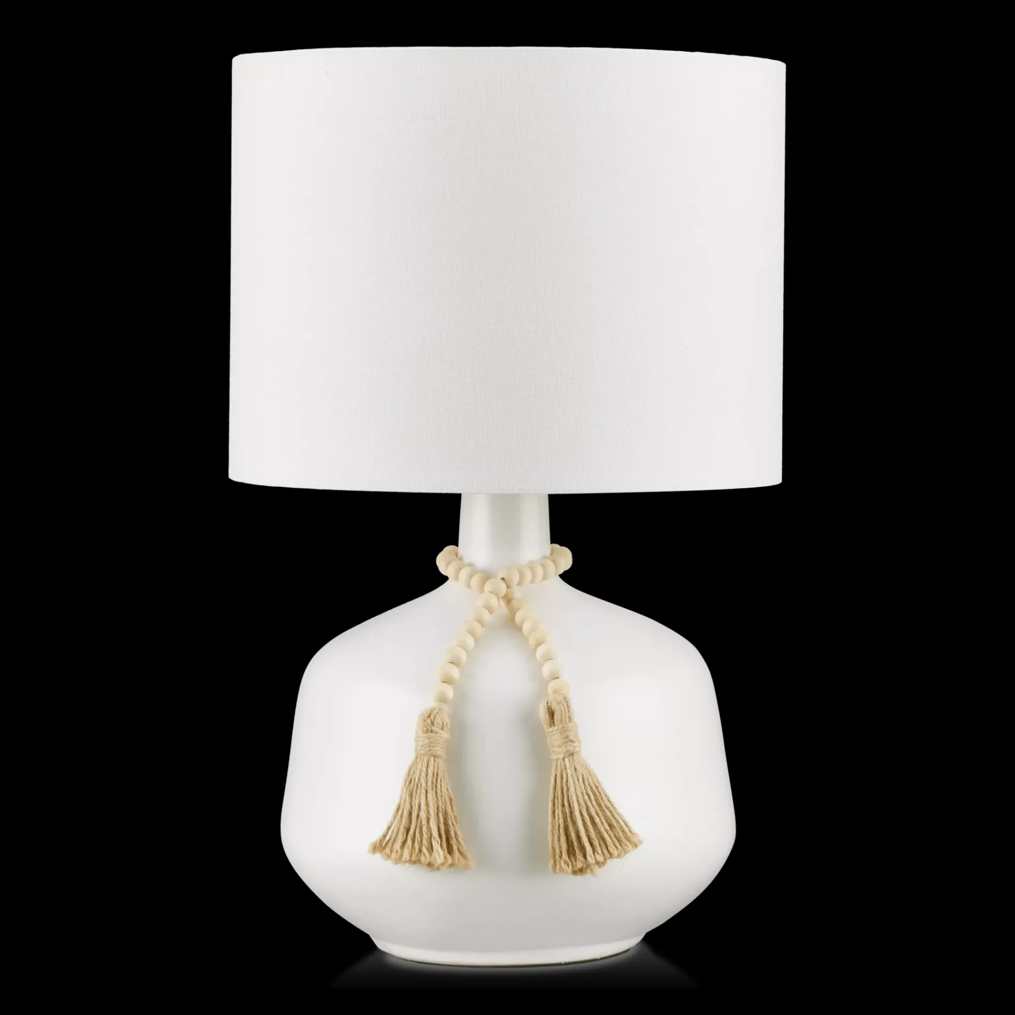 Best Bouclair Ceramic Table Lamp with Bead String
