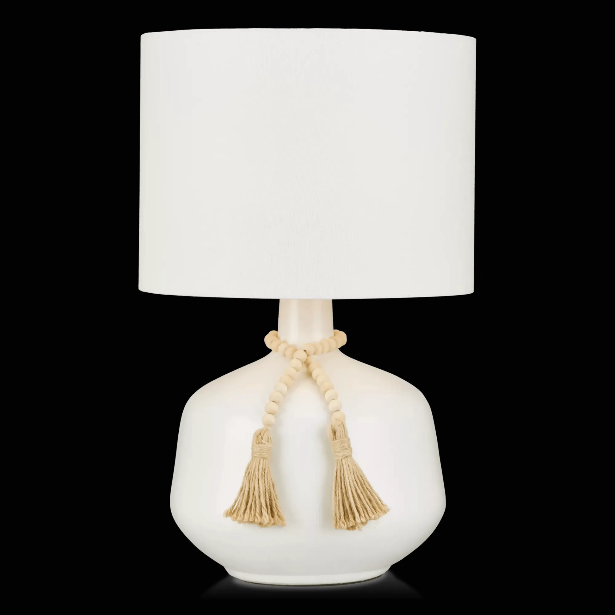 Best Bouclair Ceramic Table Lamp with Bead String